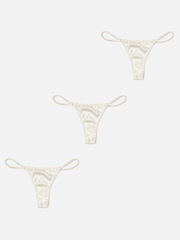 Набор стринг Classic MILKY WHITE