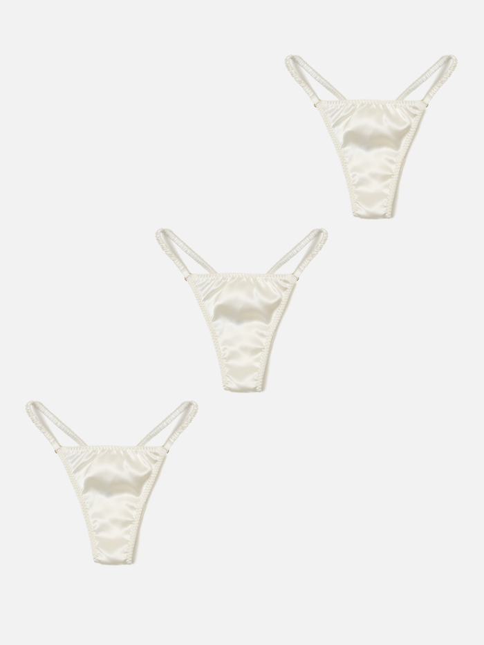 Набор стринг Muse MILKY WHITE