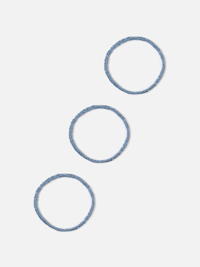 Набор из 3-х резинок для кудрявых волос SKY BLUE