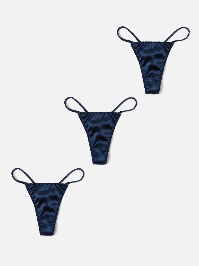 Набор стринг Muse DARK BLUE