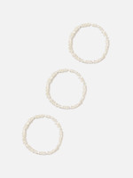 Набор из 3-х резинок для кудрявых волос MILKY WHITE