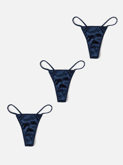 Набор стринг Muse DARK BLUE