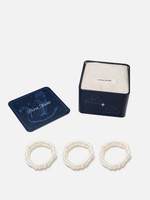 Набор из 3-х mini резинок для волос MILKY WHITE