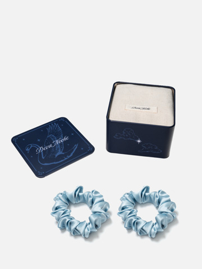 Набор из 2-х стандартных резинок для волос SKY BLUE