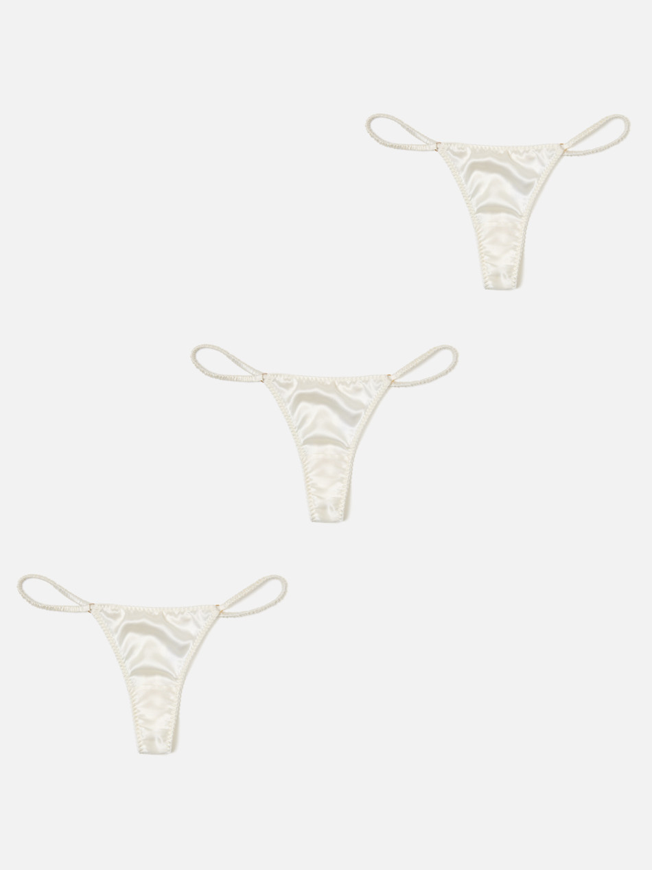 Набор стринг Classic MILKY WHITE