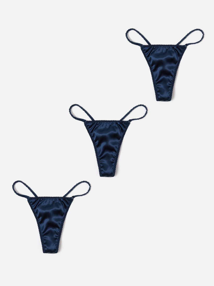 Набор стринг Muse DARK BLUE